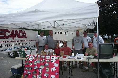 Tread Lightly! group photo at event booth