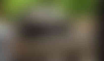 Jeep crossing rocky stream