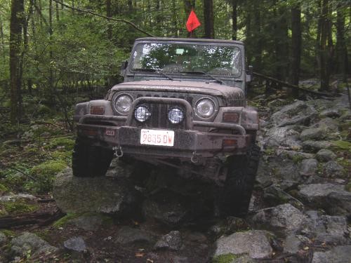 Jeep Wrangler rocks Long Island Off Road