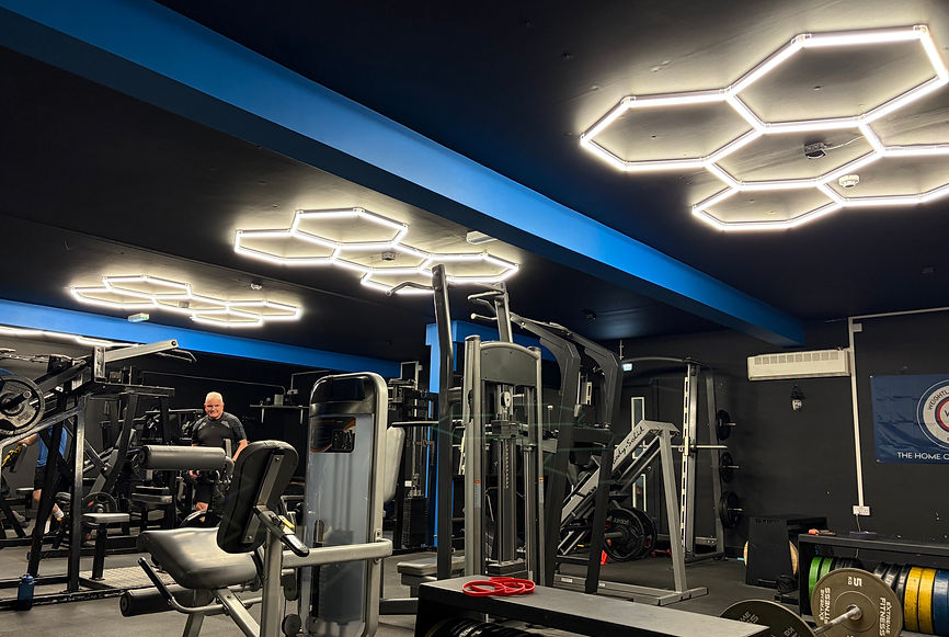 Hexagon Lighting at Gym