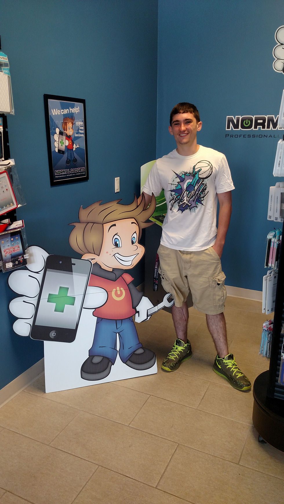 Blake Mattson with Chip Gadget