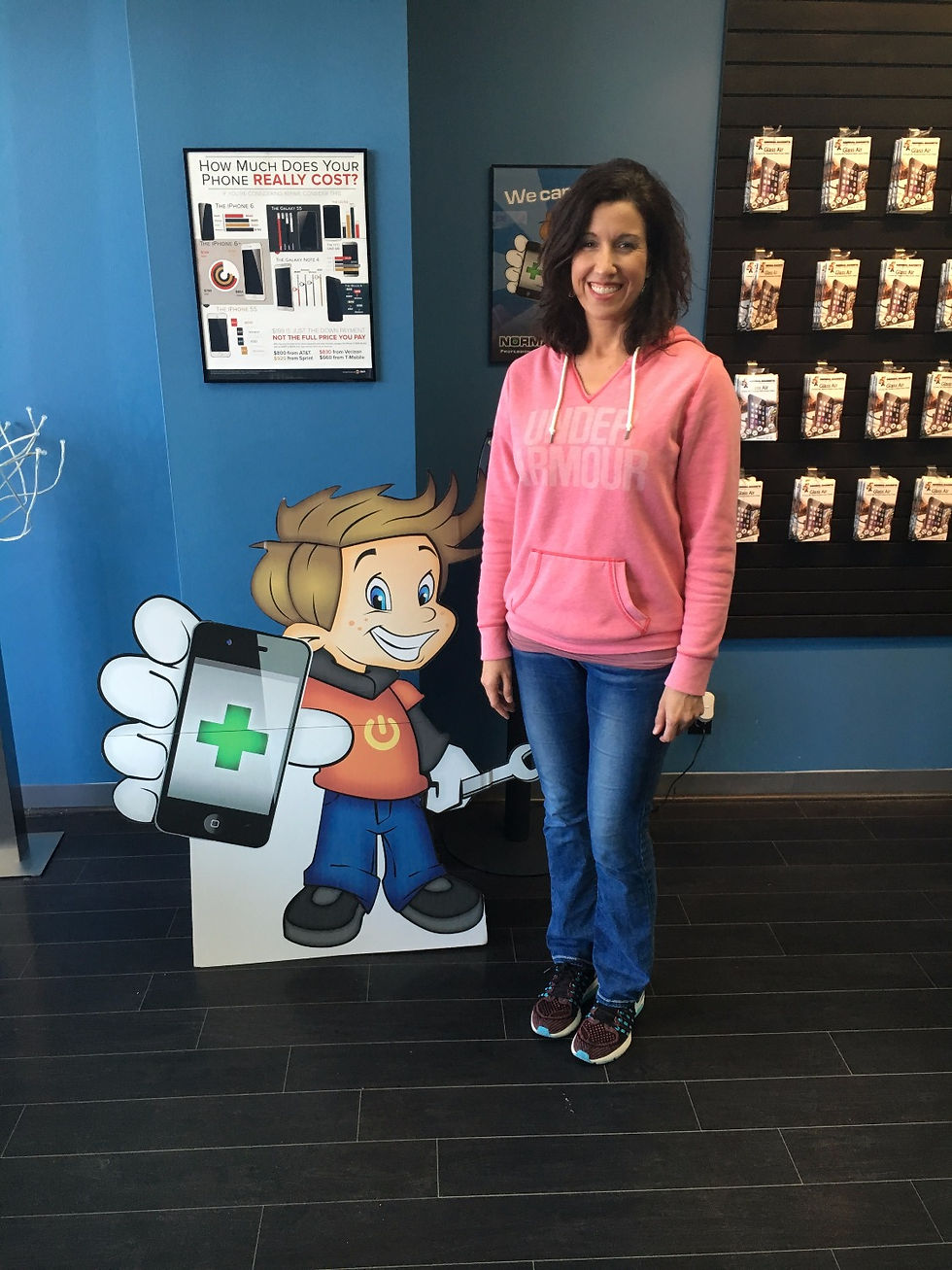 Amanda Burton with Chip Gadget