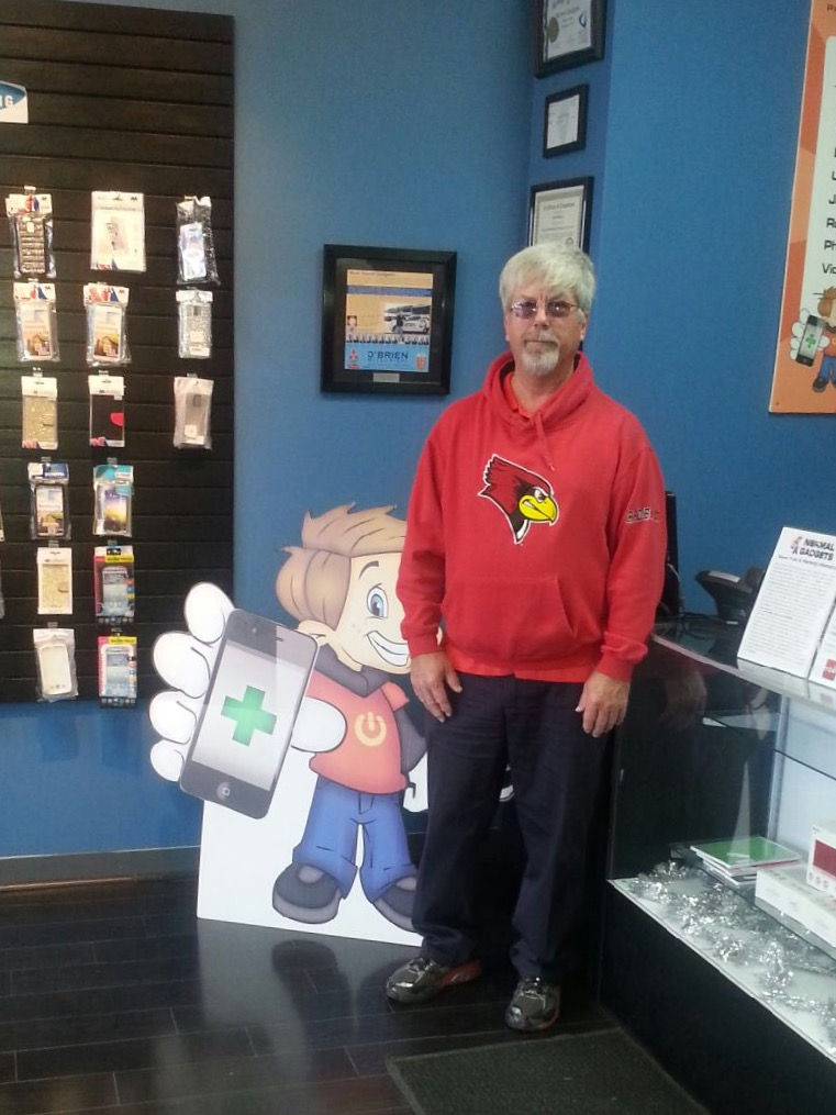 Ron Maybery with Chip Gadget