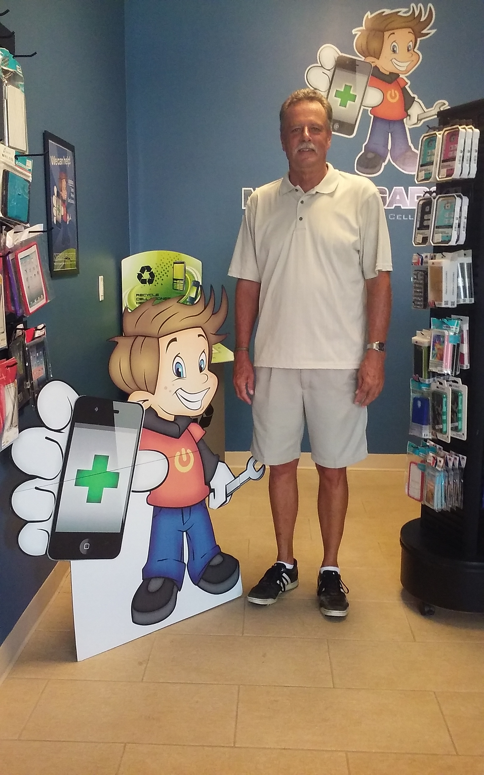 Rick Meinders with Chip Gadget