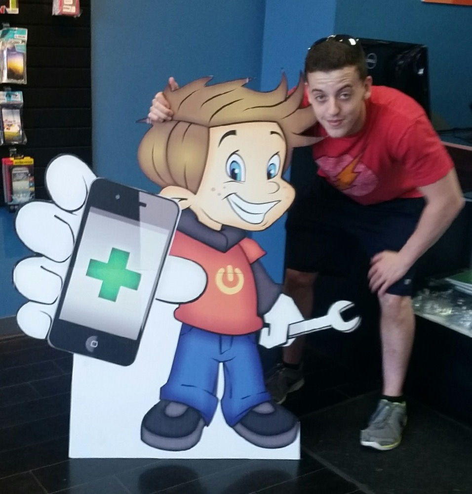 Mitch Schiller with Chip Gadget