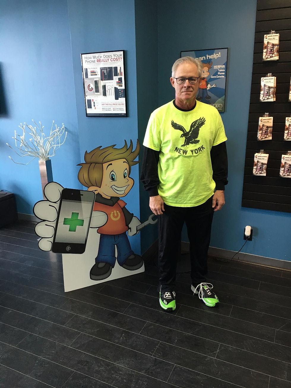 Larry Hight with Chip Gadget