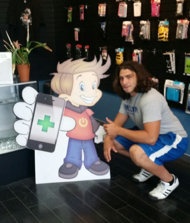 Mary Goveia's son with Chip