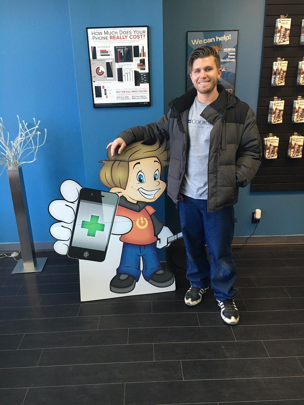 Anthony Dagostino with Chip Gadget
