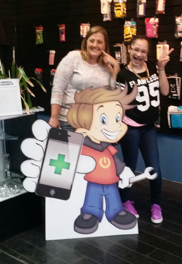 Chanelle Crispin with Chip Gadget