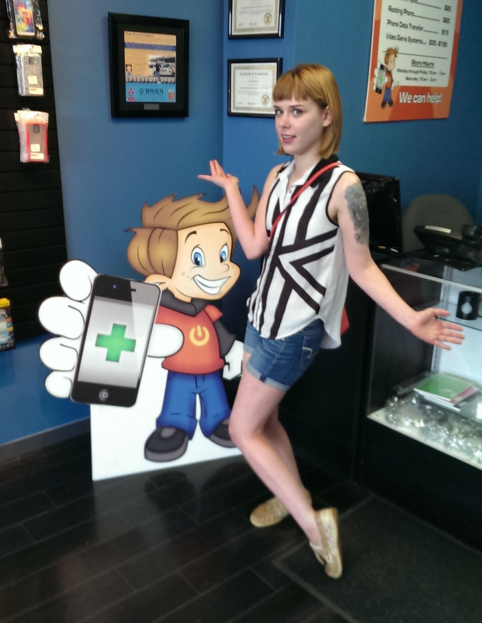 Rylie Vilman with Chip Gadget