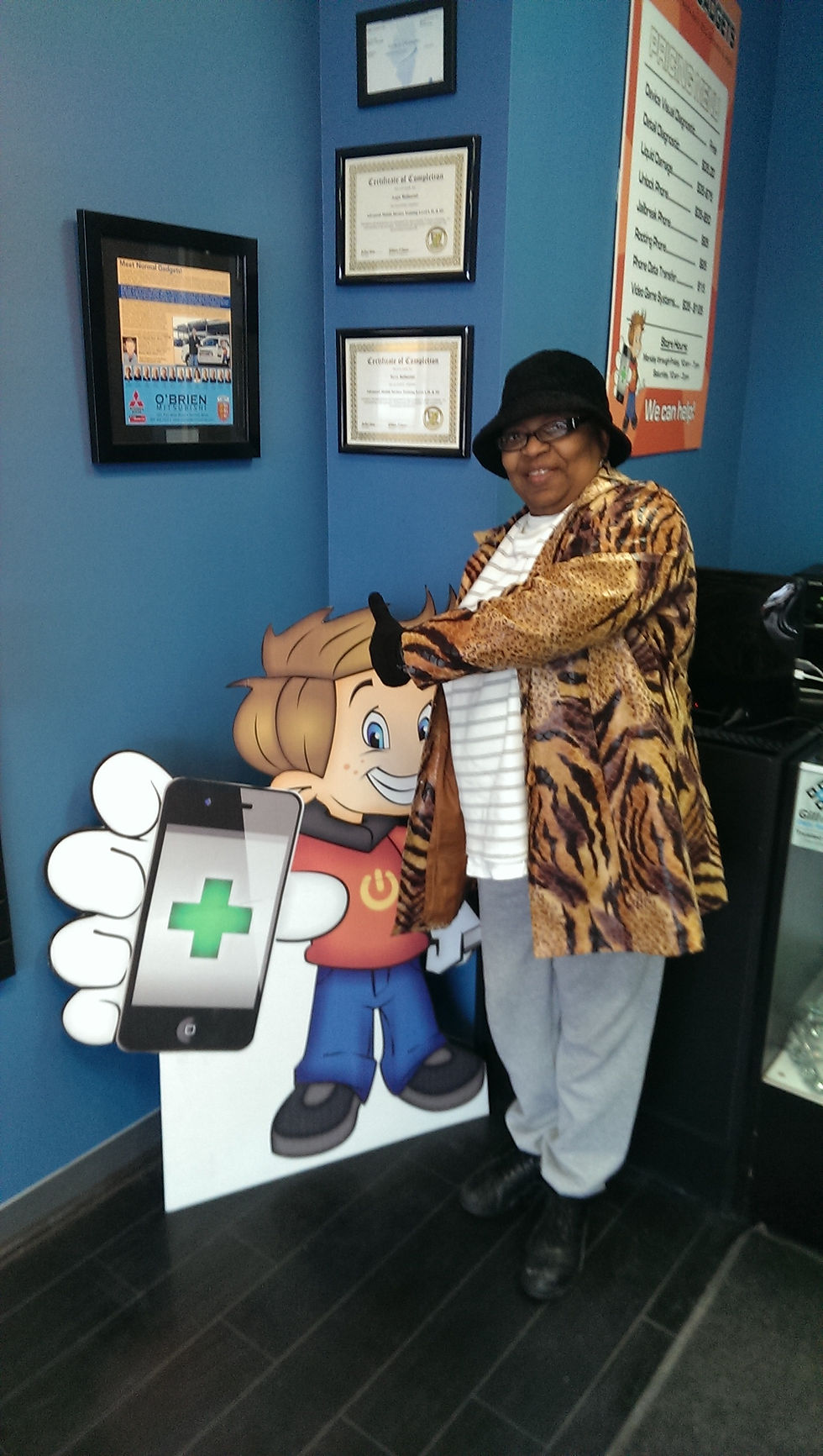 Donna Toney.jpg with Chip Gadget