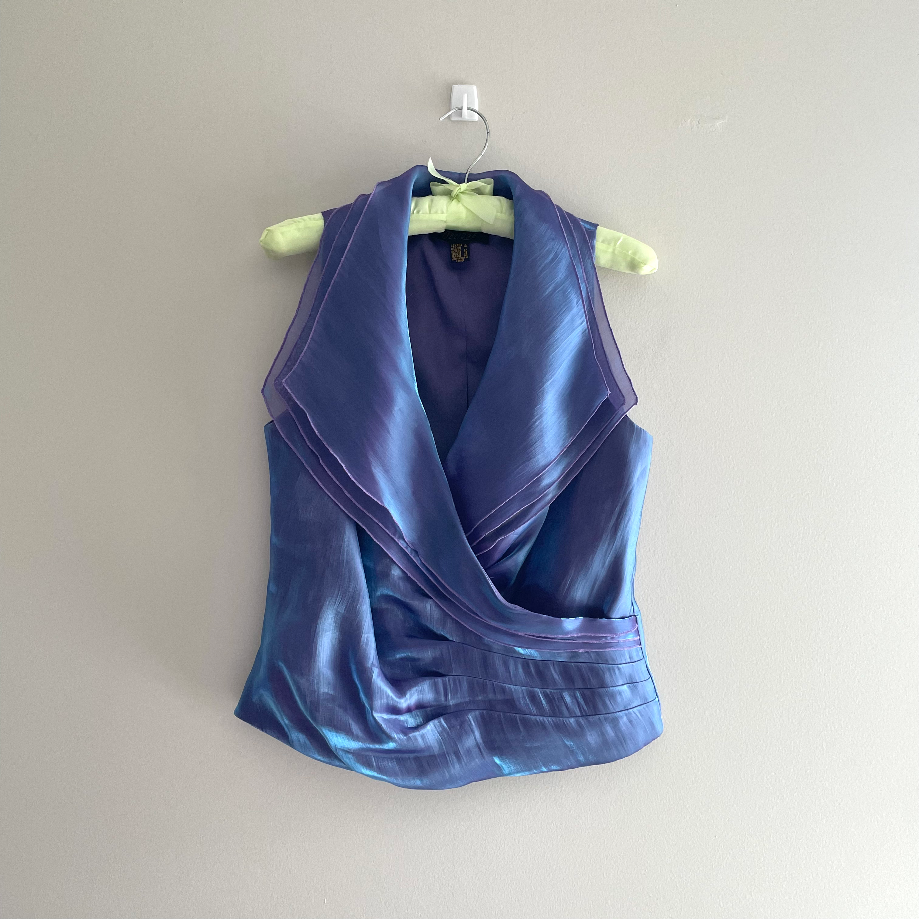 Ombré Mermaid Sleeveless Blouse