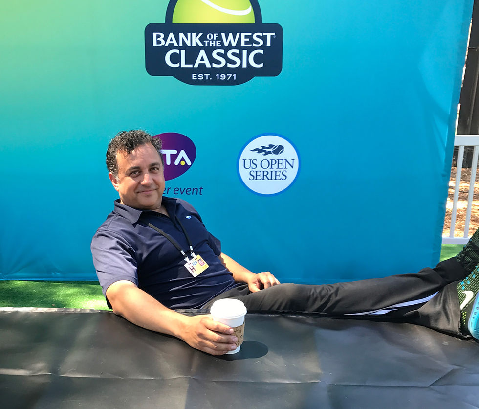 John Franco at the Bank of the West Classic Women's Tennis Tournament