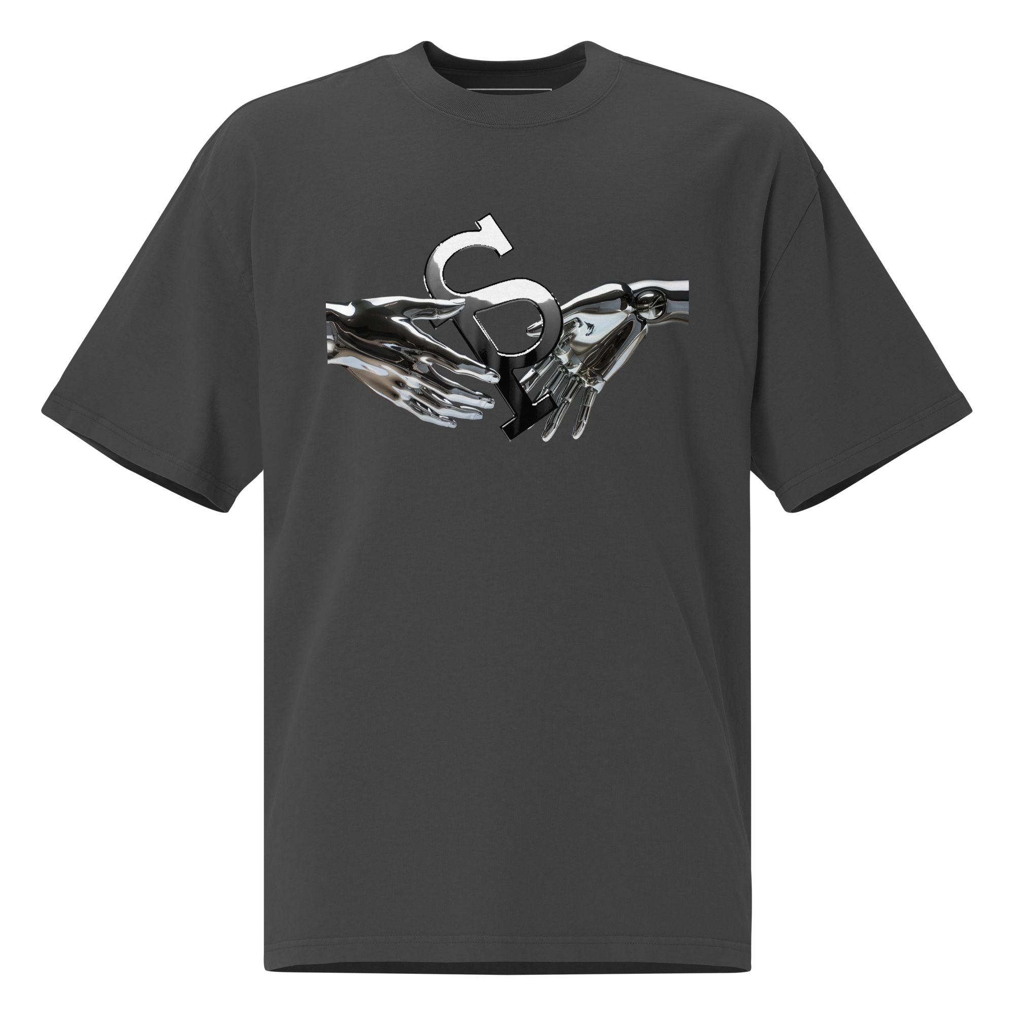 Metal Oversized faded t-shirt