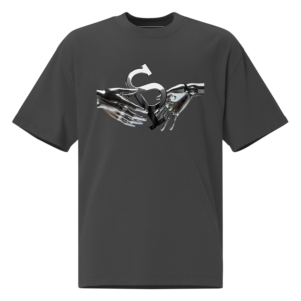 Metal Oversized faded t-shirt