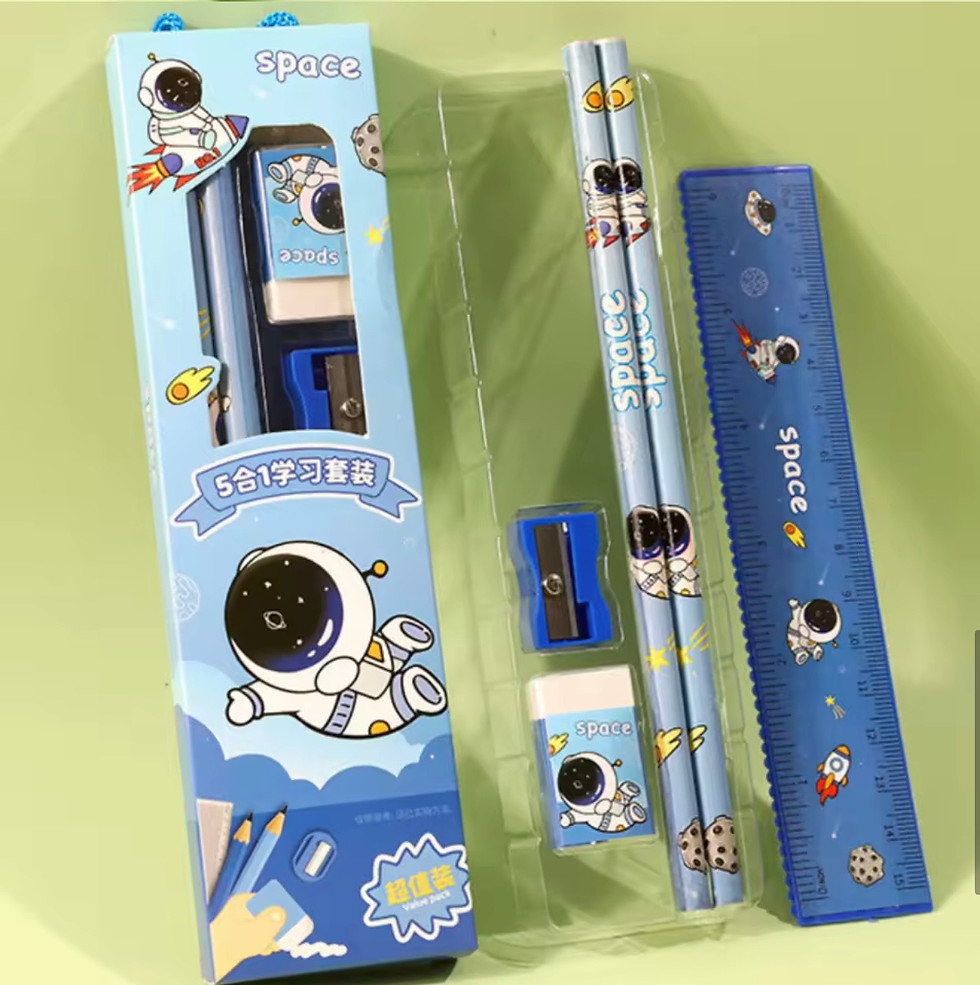 Thumbnail: 5-in-1 Kawaii Stationery Gift Set