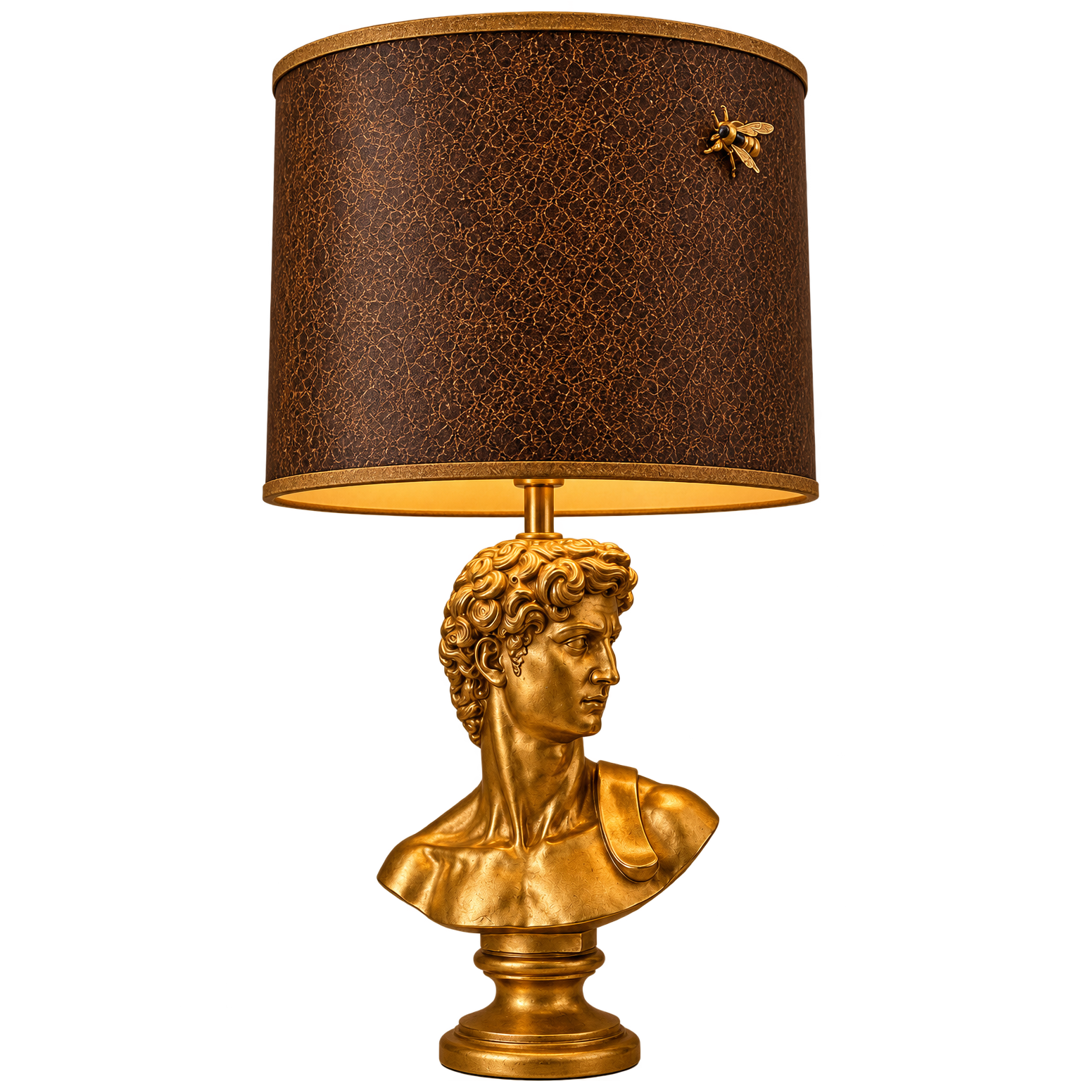 Base Luminária Davi, Dourado
