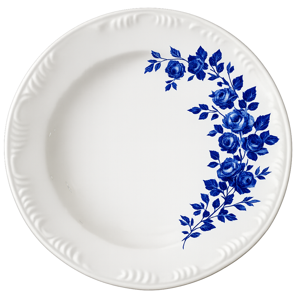 Prato de Porcelana Petit Jardim - 18,5 cm