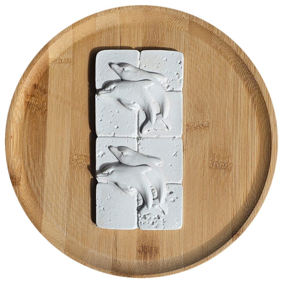 Miniatura: Conjunto Pratos de Porcelana Riviera Azul