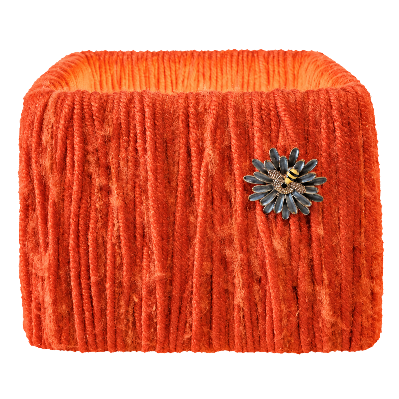Pantalha Quadrada Soft - Laranja Urbano Mahair - P