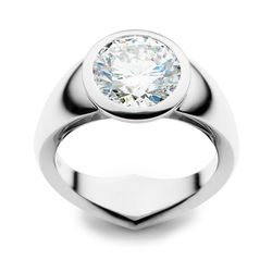 top view-2 carat-diamond-platinum-diamond-engagement-ring .jpeg