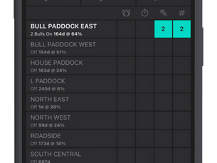 A mock up of the Livestocked App