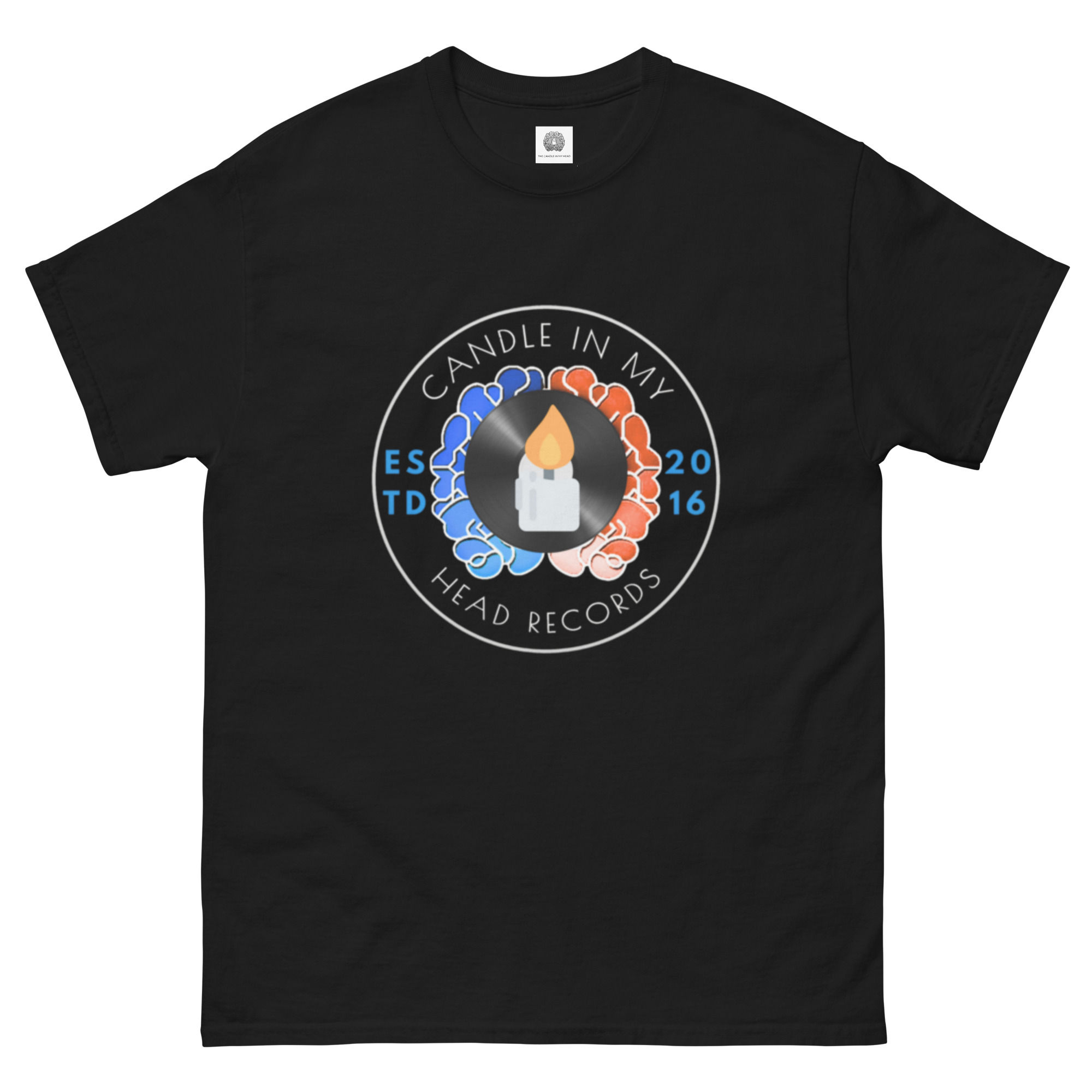 Candle In My Head Emblem Tee Reversed