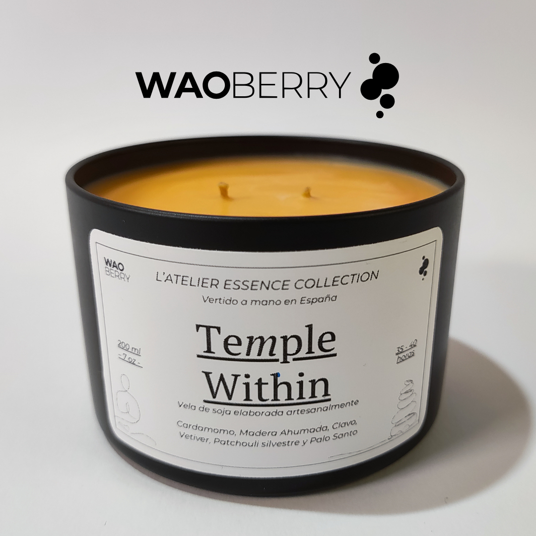 Temple Within - Vela aromática de soja