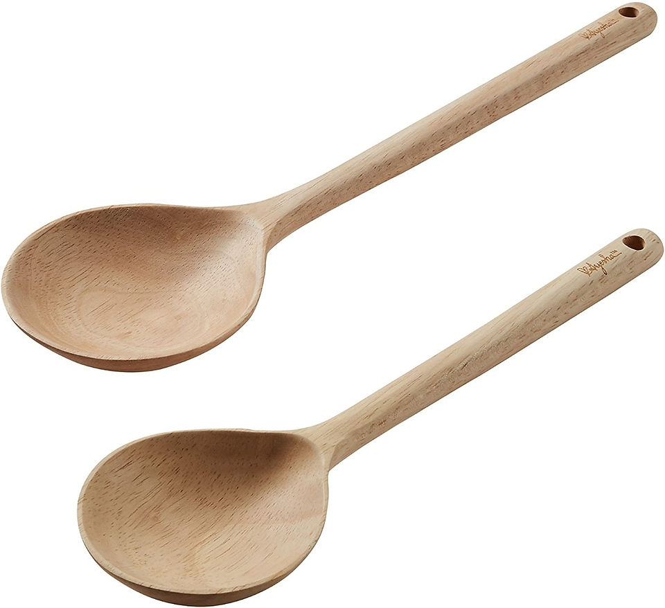 wooden serving spoons