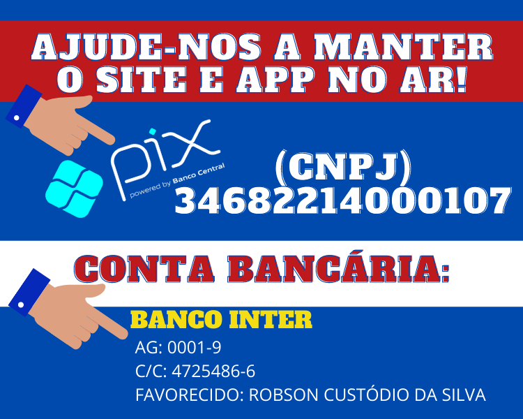 AJUDE-NOS A MANTER O SITE NO AR!