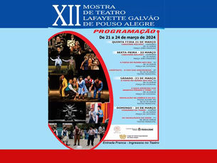 Mostra de Teatro é atração até domingo em Pouso Alegre