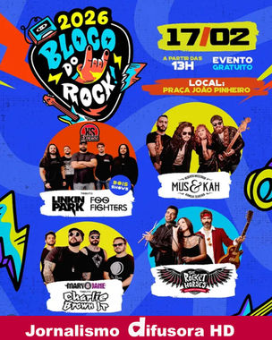 Bloco do Rock deve atrair multidão em Pouso Alegre