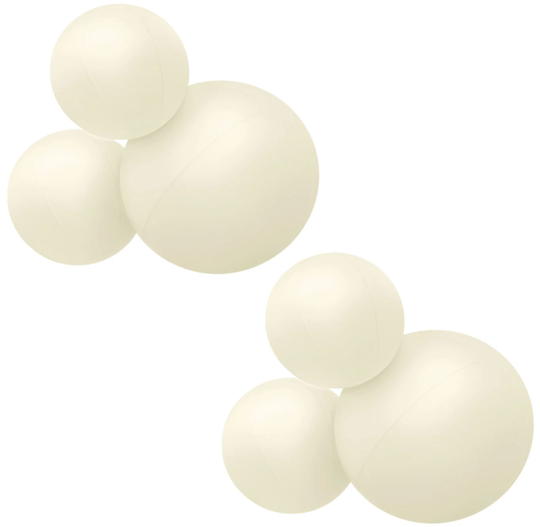 3-Cluster 2 Pack Cream (Matte)