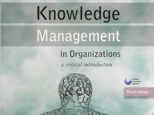 Knowledge Management in Organizations - סיכום ספר