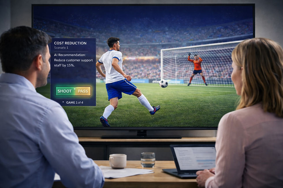 Interactive game simulation in the office.jpg