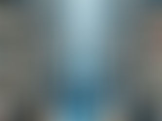 Man walks through a futuristic library with endless shelves. Foreground shows a tablet labeled "Digital Library" with icons and text.