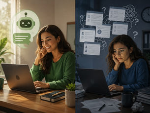 Why the Chat Feels Faster and Smarter Than the Agent - and What Lies Behind That