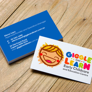 Childcare business cards