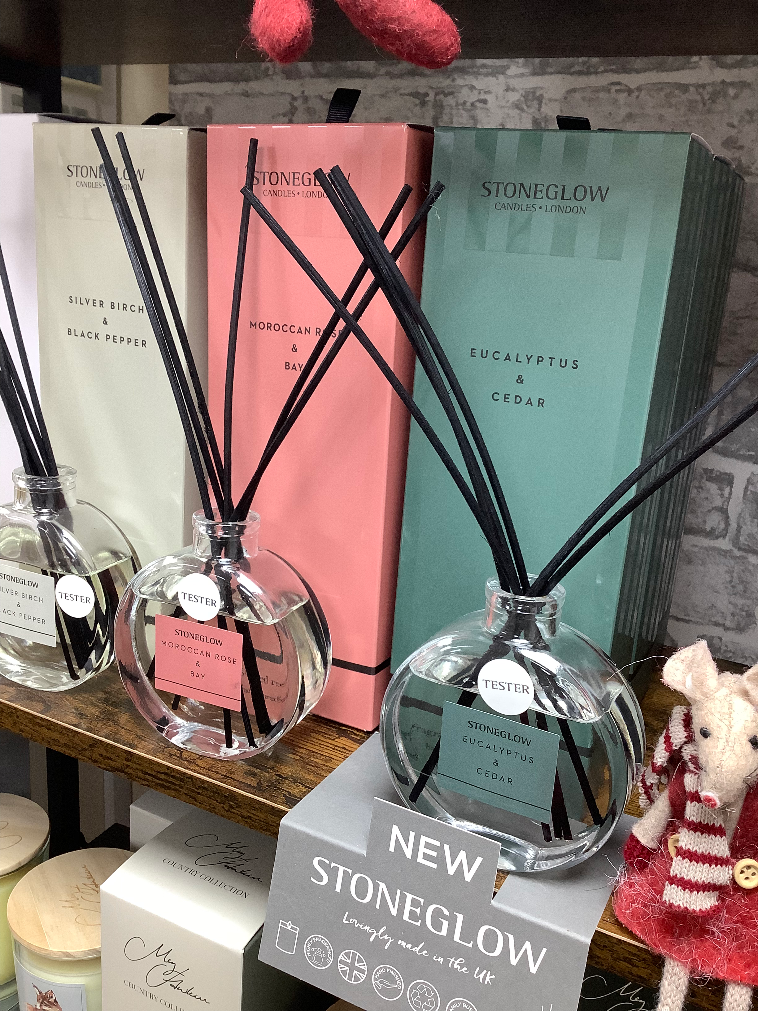 Stoneglow Reed Diffuser Silver Birch and Black Pepper