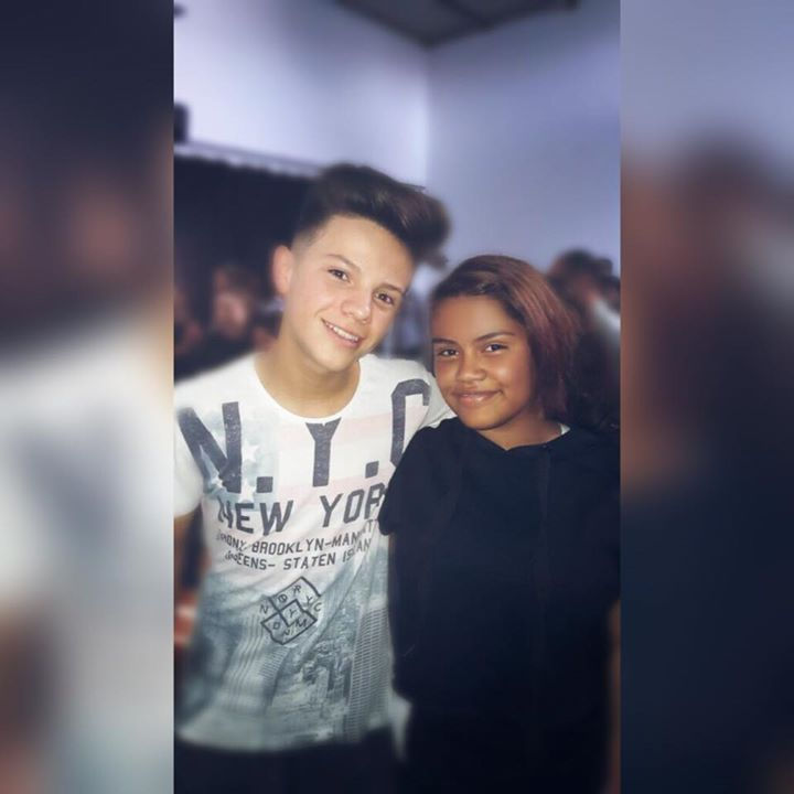 Con un amigo y gran artista 😊❤_Emiliano de LemonGrass💕