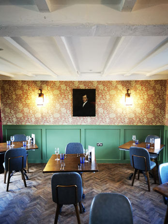 modern wallpaper design fitted Gloucestershire property