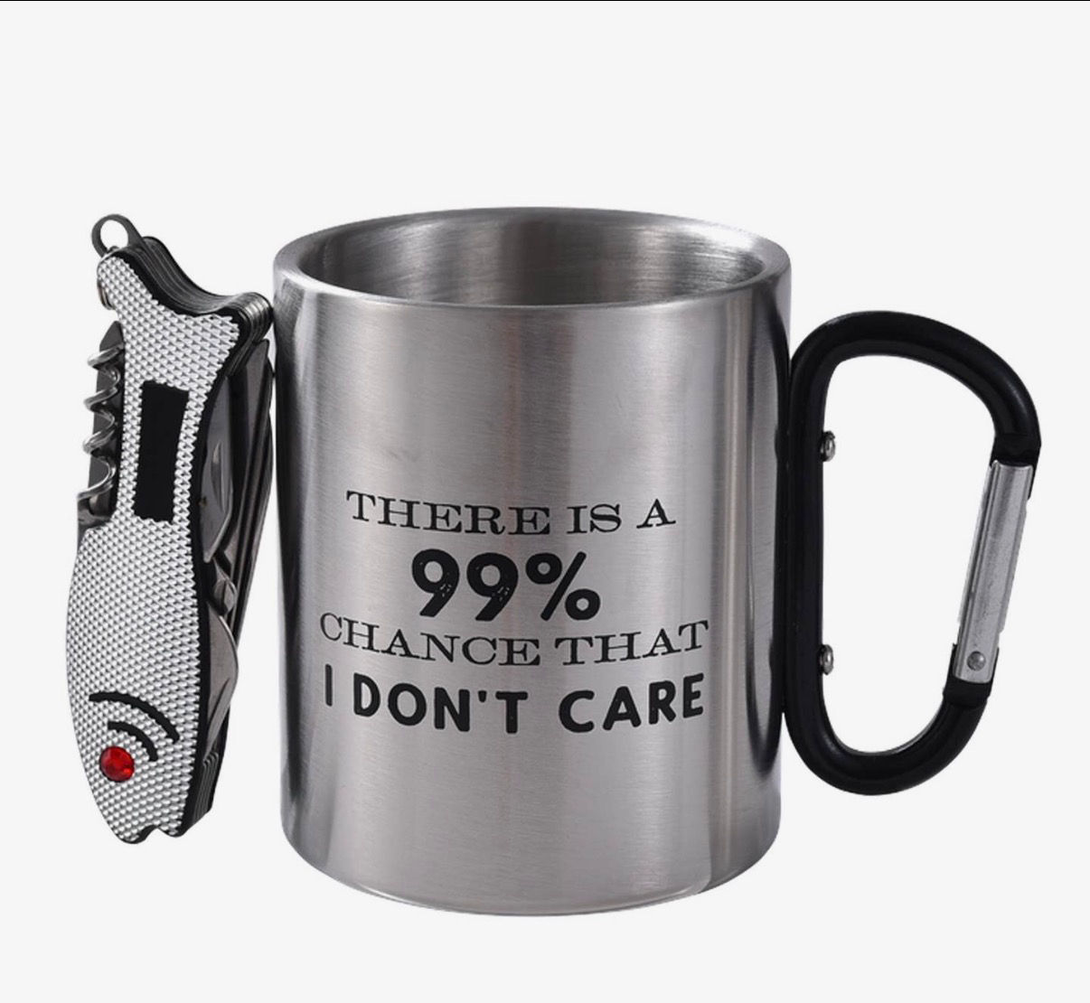 Mad man There's 99% Chance I Don't Care | Mug Multi-Tool Set