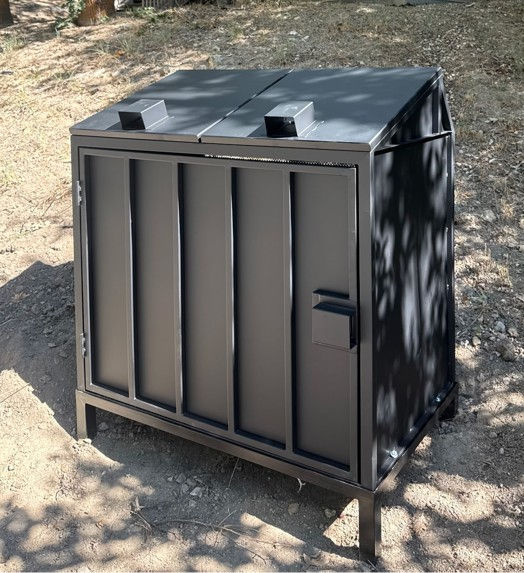 2 Can Solid Sides Standard Matte Black