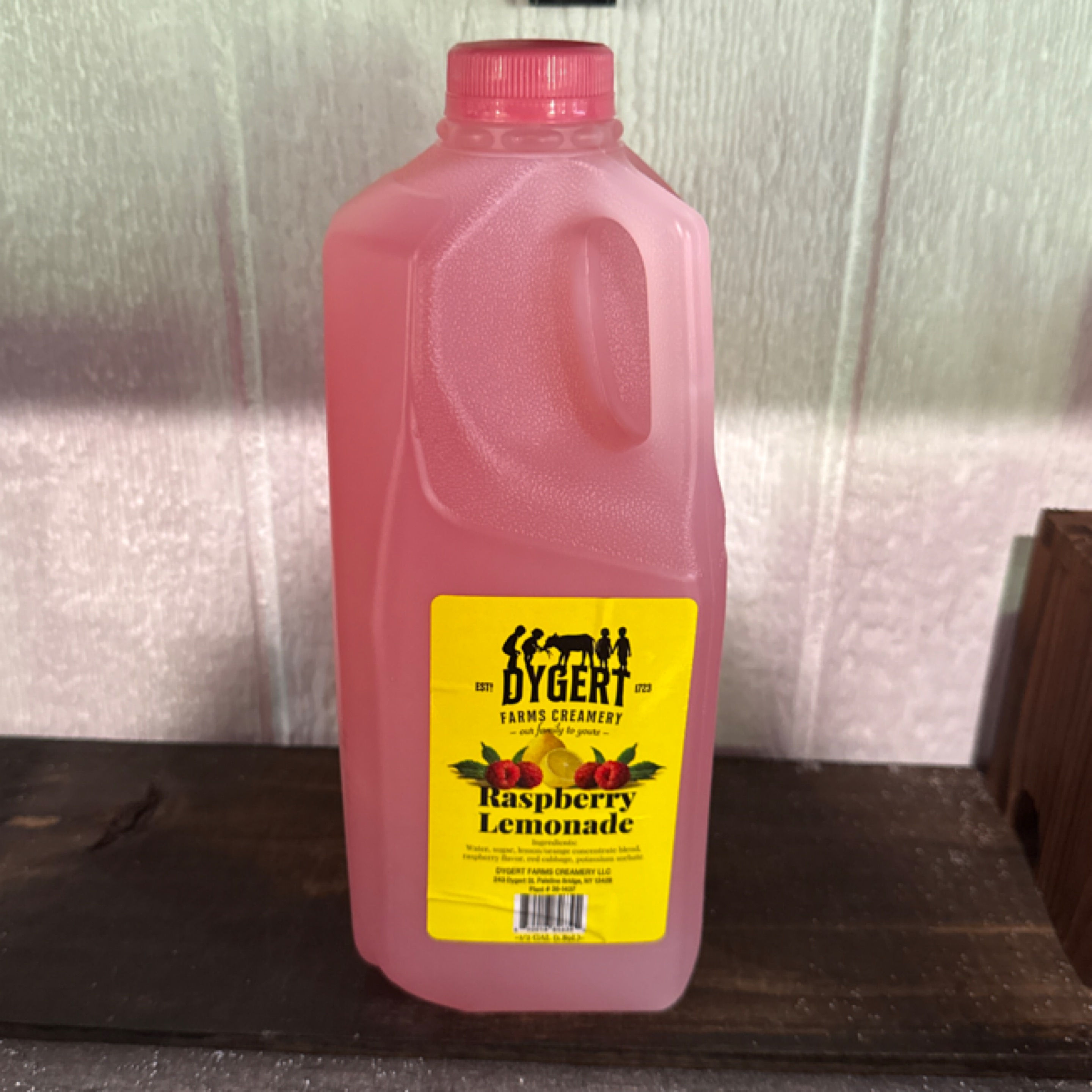 Dygert Lemonade Raspberry 1/2 Gallon
