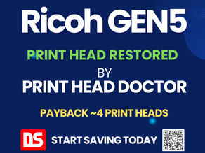 Ricoh GEN5 Print Head Recovery with Print Head Doctor 17