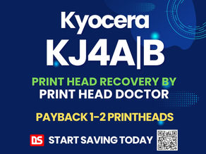 Kyocera KJ4B Print Head Recovery with Print Head Doctor 17XL
