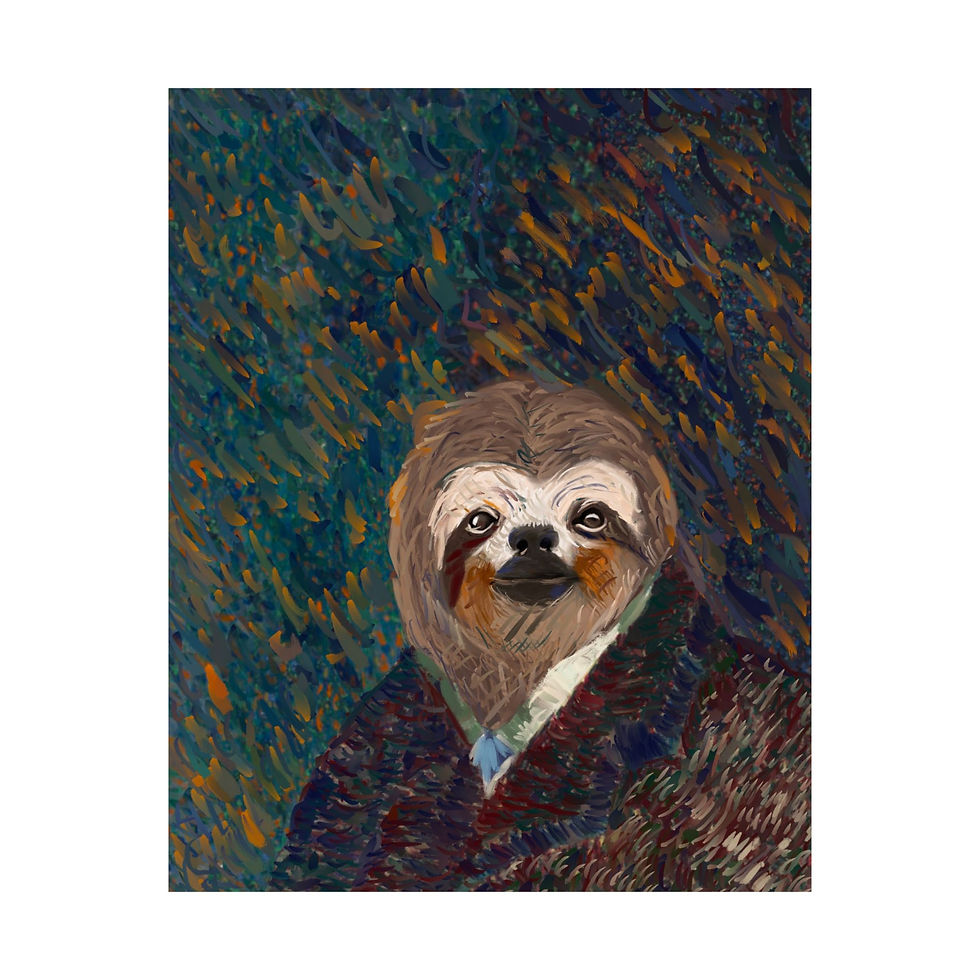 Thumbnail: Vincent VanSloth Portrait  Portrait Poster | Matte Vertical Poster