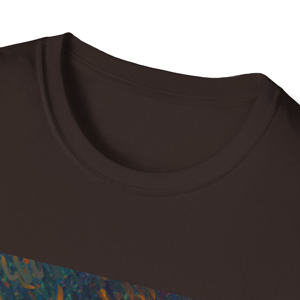 Thumbnail: Vincent VanSloth Portrait T-Shirt | Oil Paint Style, Woodland Colors
