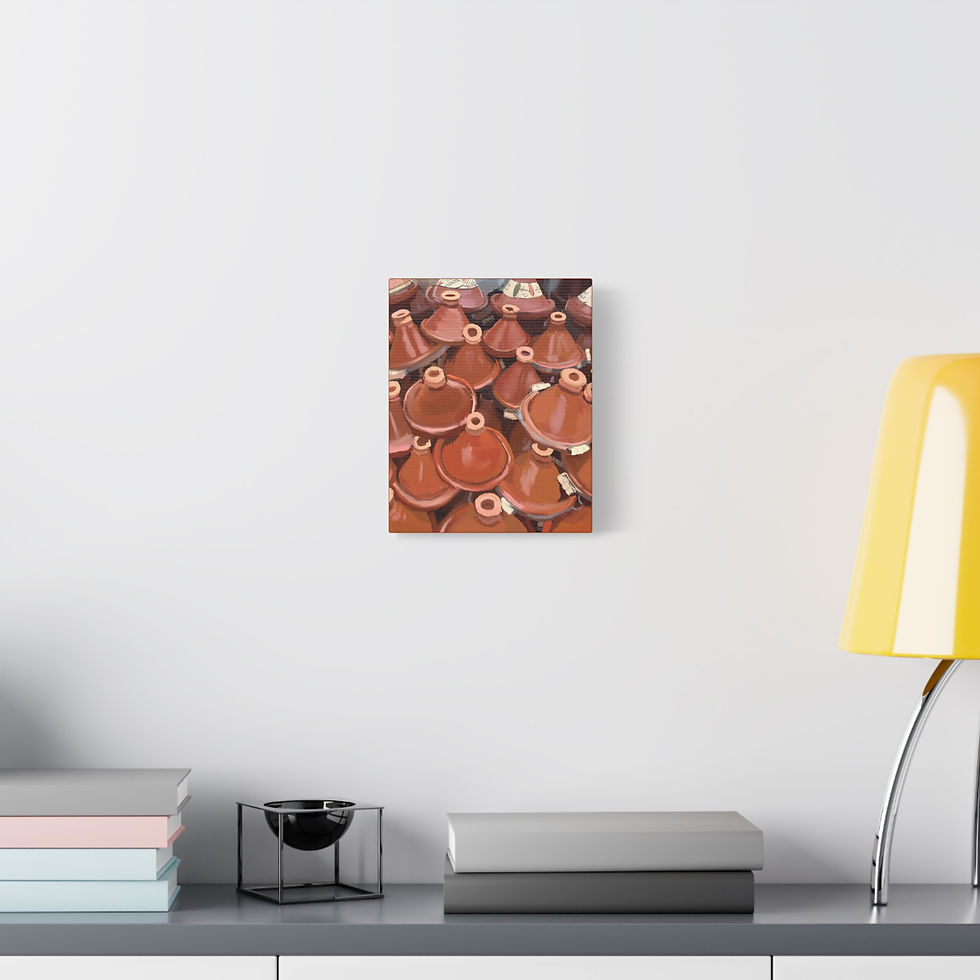 Thumbnail: Moroccan Tagine Pots Matte Canvas
