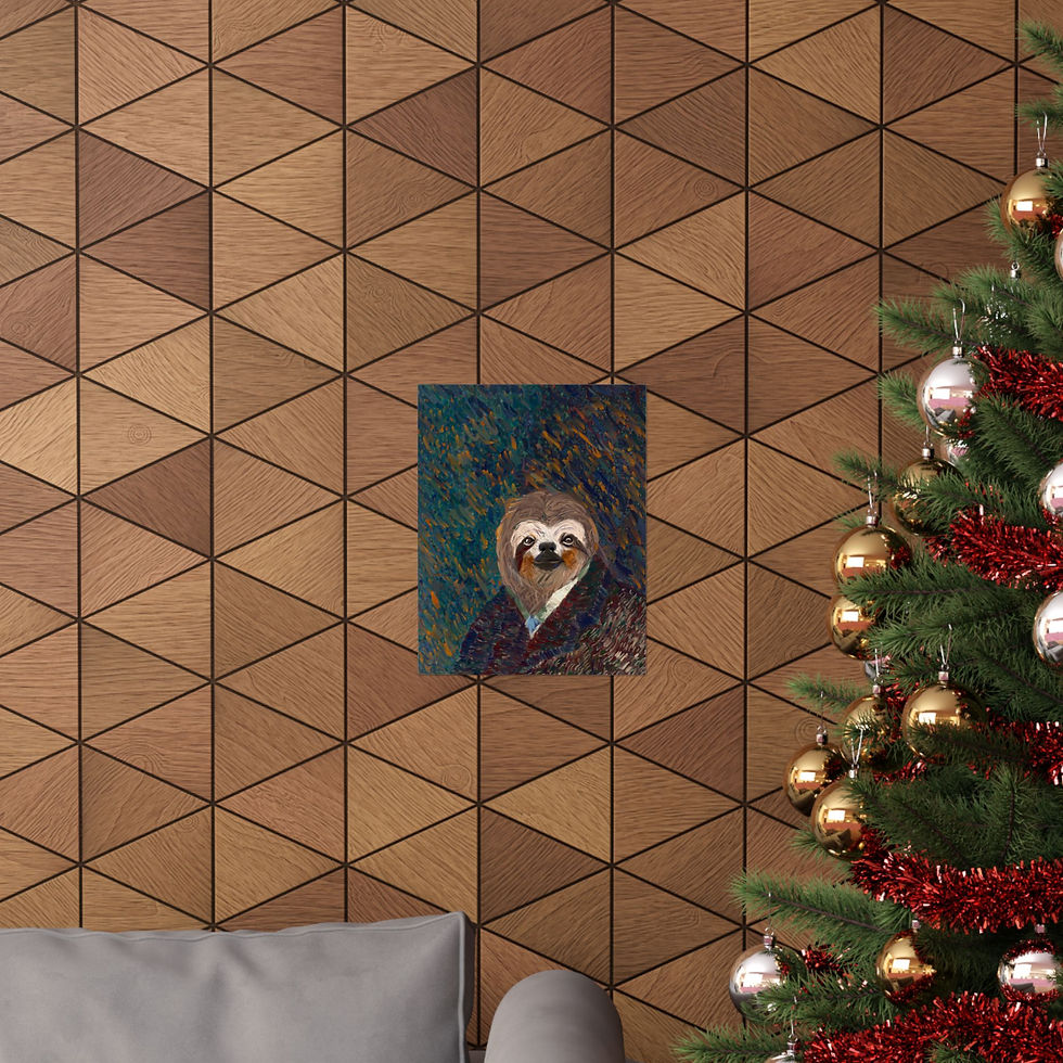 Thumbnail: Vincent VanSloth Portrait  Portrait Poster | Matte Vertical Poster